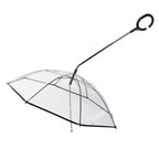 Pet umbrella leash for small dogs and cats – rainproof adjustable doggy umbrella