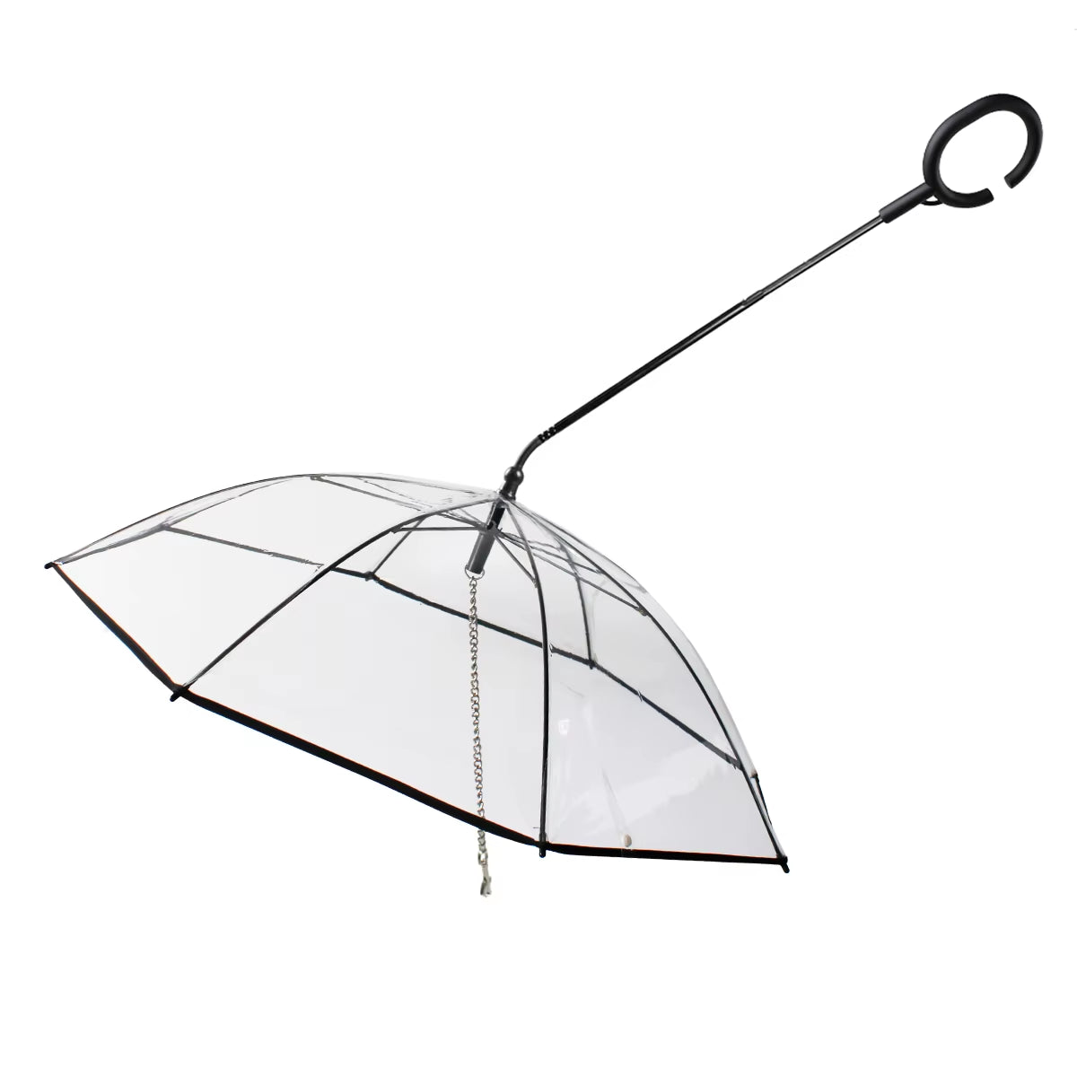 Pet Umbrella Leash for Small Dogs & Cats – Rainproof & Snowproof Adjustable Doggy Umbrella