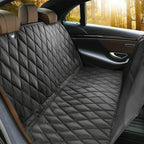 Waterproof car rear seat cover for dogs and cats – back seat hammock pet protector