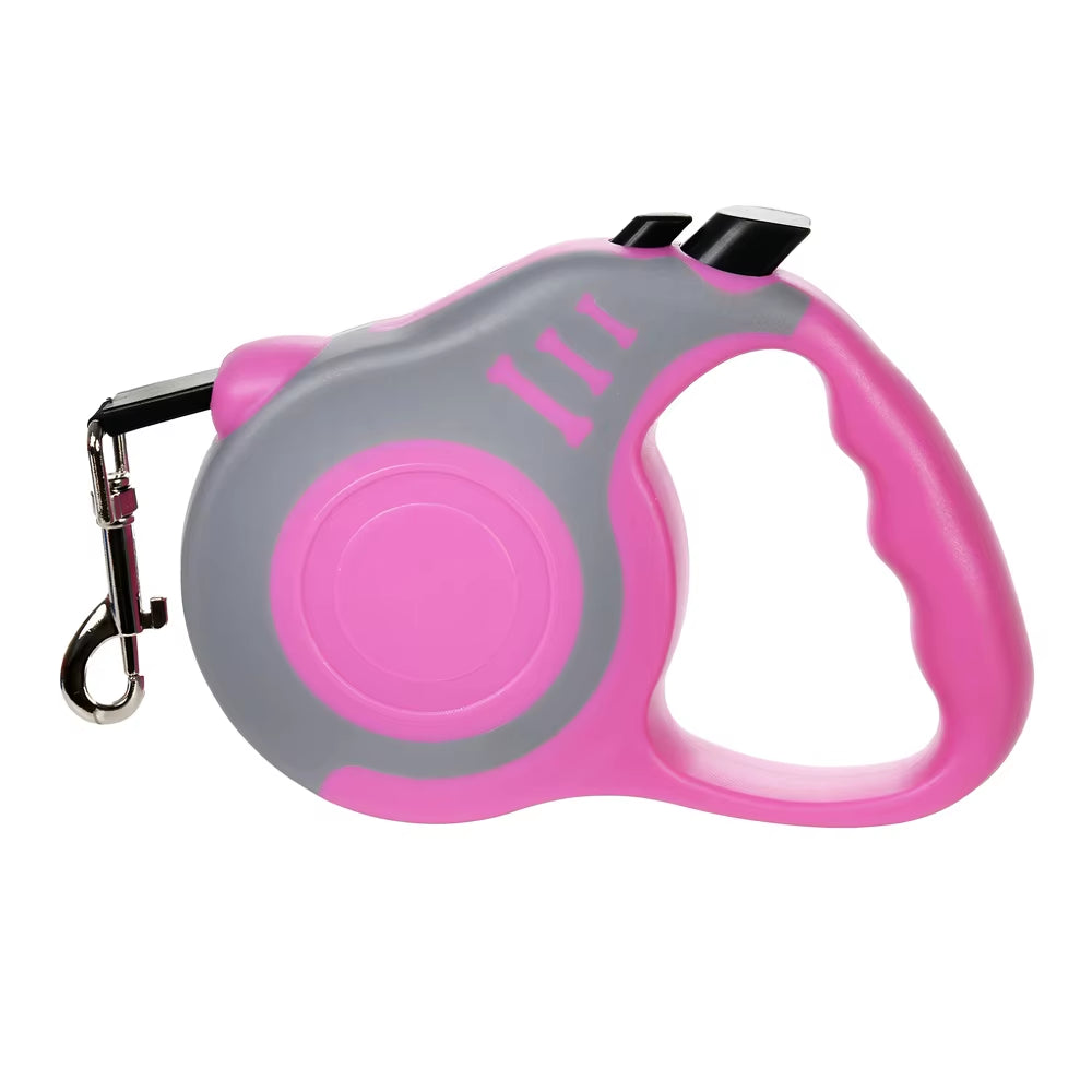Retractable Dog Leash 3M / 5M – Strong Nylon Automatic Leash for Small, Medium & Large Dogs