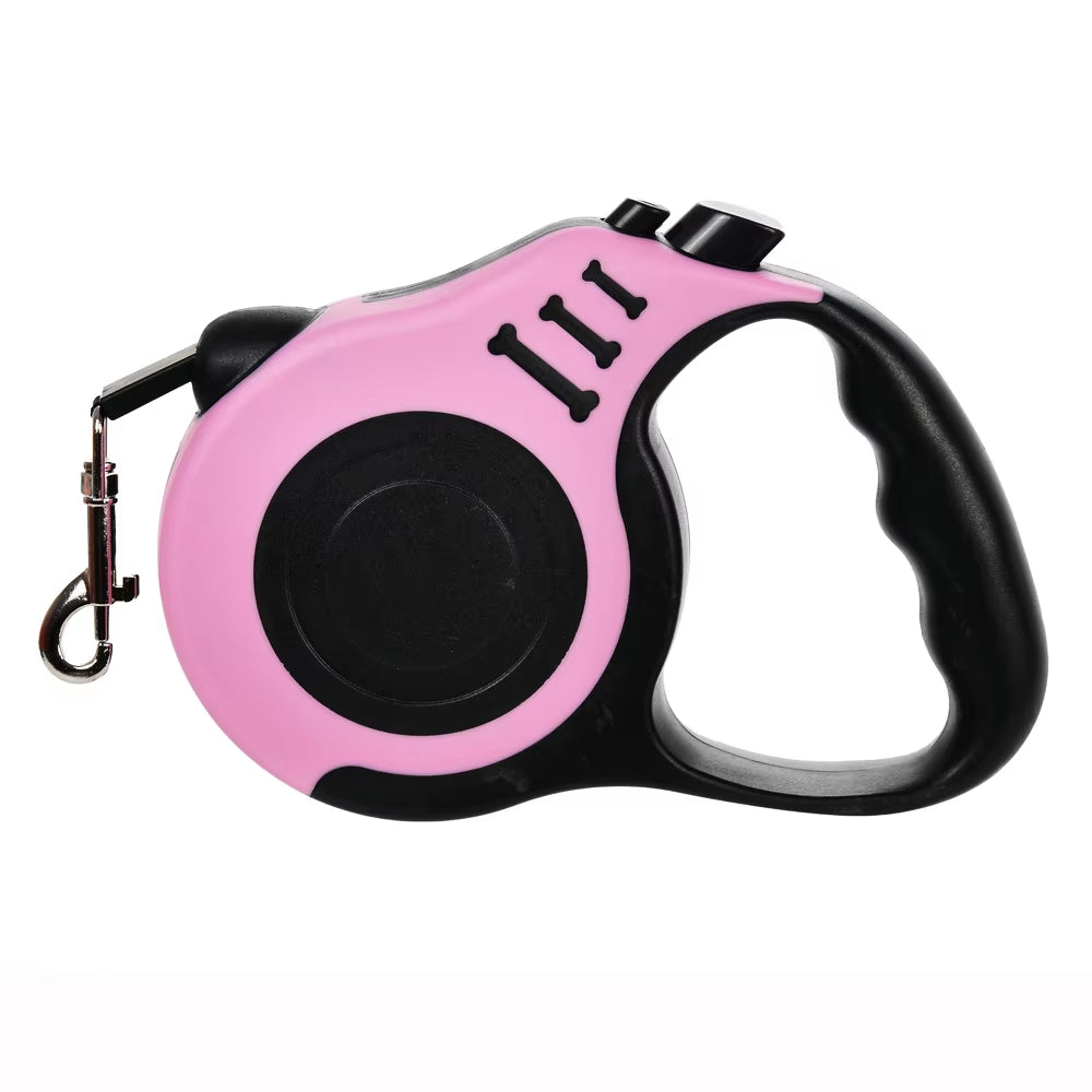 Retractable Dog Leash 3M / 5M – Strong Nylon Automatic Leash for Small, Medium & Large Dogs