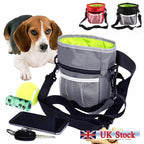 Dog Training Walking Pouch Treat Storage Bag Dispenser Obedience Snack Holder UK
