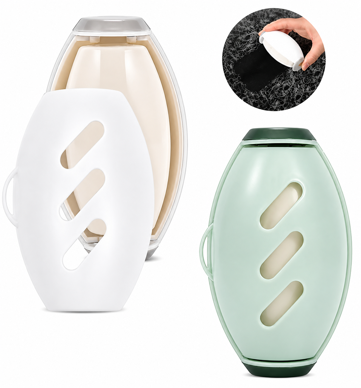 Reusable Washable Lint Roller – Strong Adhesive Gel Pet Hair Remover for Clothes & Furniture