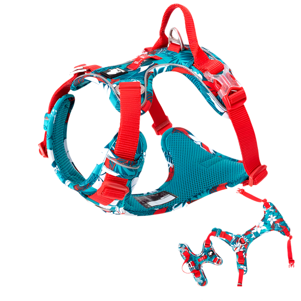 Camouflage Dog Harness – Reflective Adjustable Nylon Harness with Handle (Special Edition)