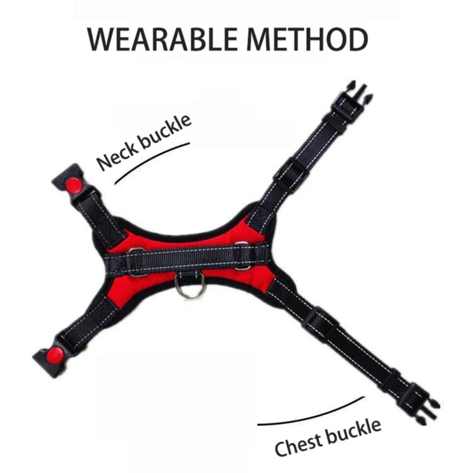 No Pull Dog Harness for Small, Medium & Large Dogs – Adjustable Reflective Vest for Walking & Training