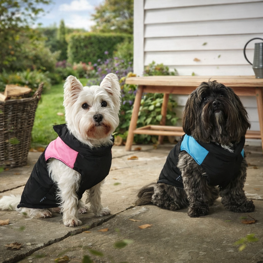 Waterproof Dog Winter Coat – Warm Padded Vest Jacket for Small Dogs & Cats