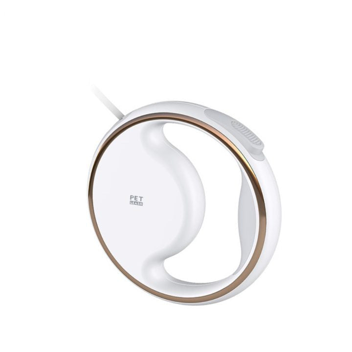 Retractable Dog Leash 3M with LED Light & Poop Bag Holder – Reflective Night Walking Lead