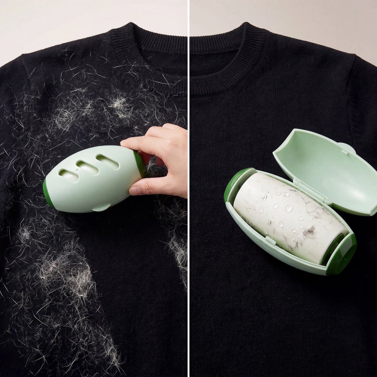 Reusable Washable Lint Roller – Strong Adhesive Gel Pet Hair Remover for Clothes & Furniture