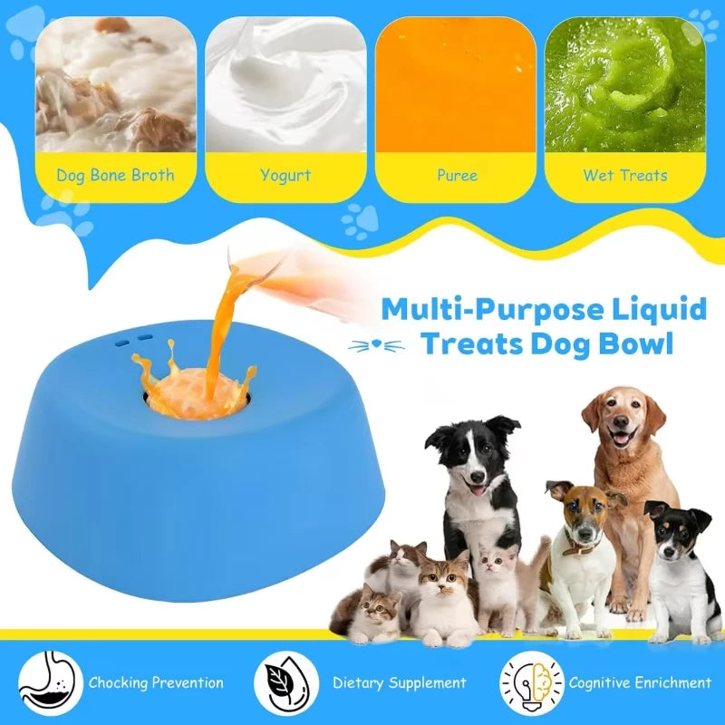 Slow Feeder Dog Bowl – Anti-Slip Lick Bowl for Healthy Eating