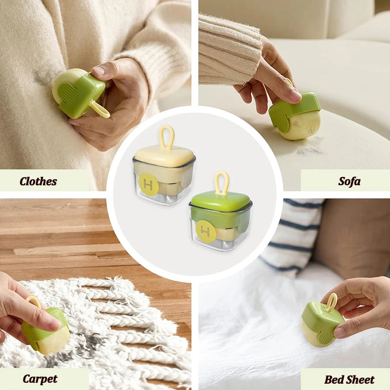 Washable Reusable Lint Remover – Portable Sticky Roller for Clothes, Pet Hair & Dust Cleaning