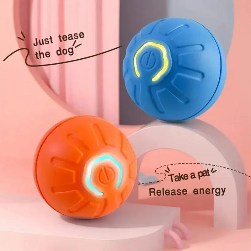 Automatic Interactive Dog Ball – USB Rechargeable Moving Dog Toy