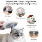 Steam Pet Grooming Brush – Spray Hair Removal Comb for Dogs & Cats