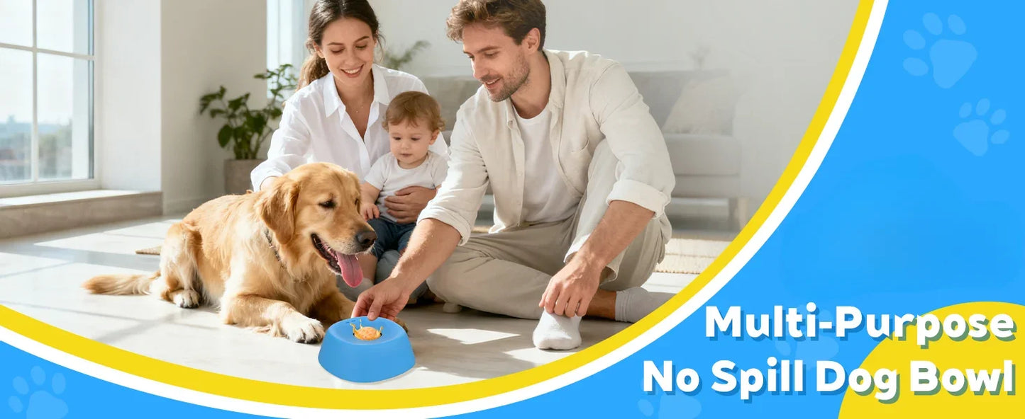 Slow Feeder Dog Bowl – Anti-Slip Lick Bowl for Healthy Eating