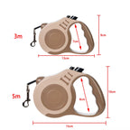 Retractable Dog Leash 3M / 5M – Strong Nylon Automatic Leash for Small, Medium & Large Dogs