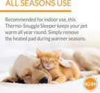 Warm Heated Dog Bed K&H Pet Products Medium Electric Blanket Dog Bed Thermo Nest