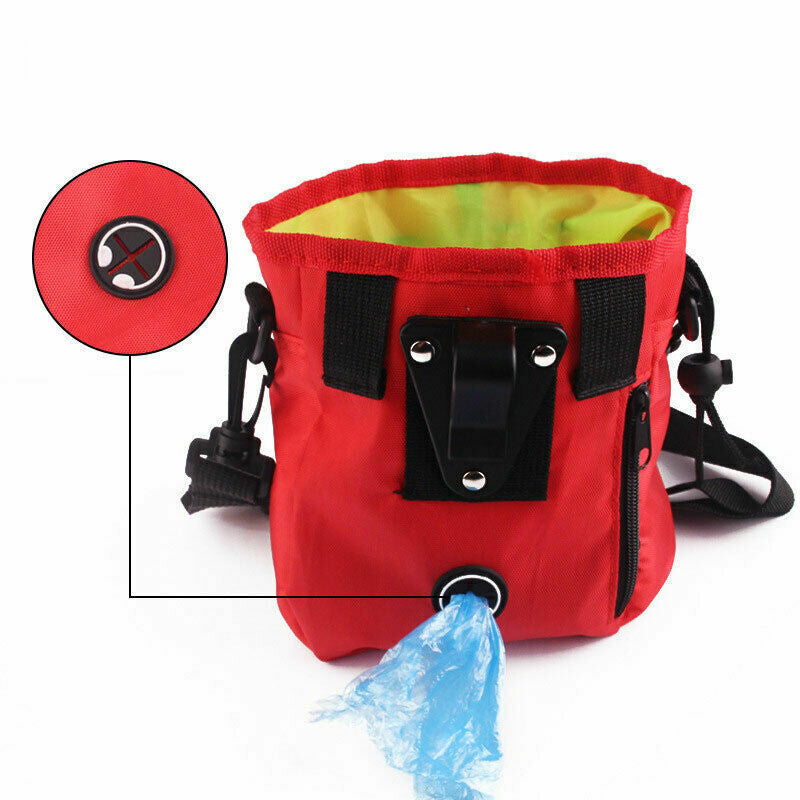 Dog Training Walking Pouch Treat Storage Bag Dispenser Obedience Snack Holder UK